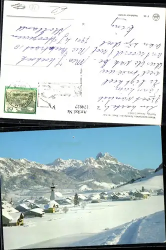 174927,Tannheim i. Tirol Teilansicht Rotflüh Gimpel