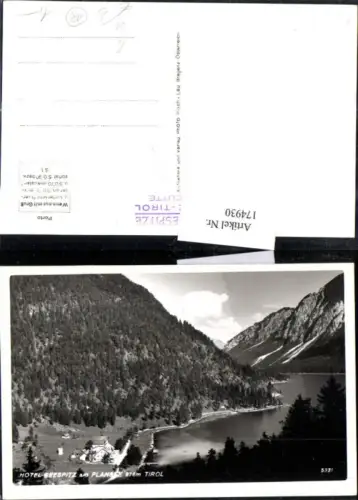 174930,Hotel Seespitz am Plansee b. Reutte