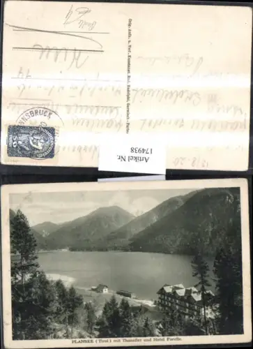 174938,Plansee b. Reutte m. Thaneller u. Hotel Forelle