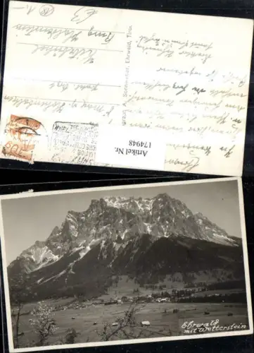174948,Ehrwald Totale m. Wetterstein