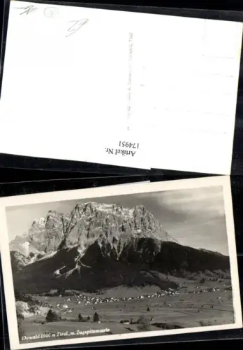 174951,Ehrwald Totale m. Zugspitzenmassiv