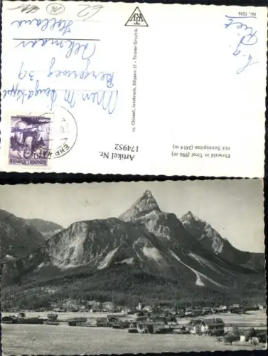 174952,Ehrwald Totale m. Sonnspitze
