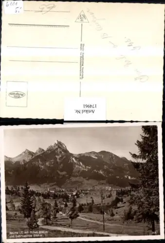 174961,Reutte Teilansicht m. Höllen u. Gehrnspitze