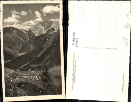 174977,Berwang Totale Blick v. Thaneller Bleispitze u. Gartnerwand