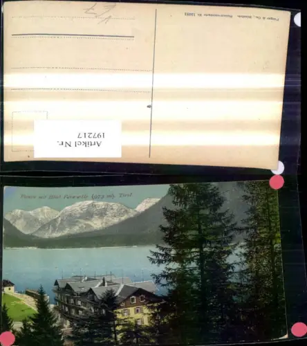 197217,Plansee m. Hotel Forelle Breitenwang pub Purger Co 13481