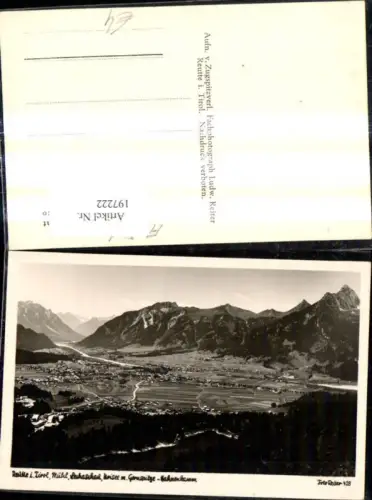 197222,Reutte i. Tirol Urisee m. Gernspitze Hahnenkamm