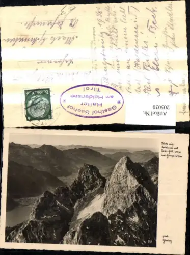 205030,Blick auf Haldensee m. Roth-Flüh u. Gimpel b. Grän Reutte