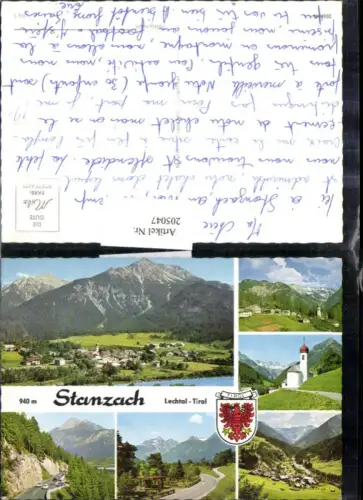 205047,Stanzach Totale im Lechtal Kirche Straßenansichten Mehrbildkarte