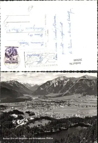 205048,Reutte i. Tirol Totale m. Bergbahn zum Hahnenkamm
