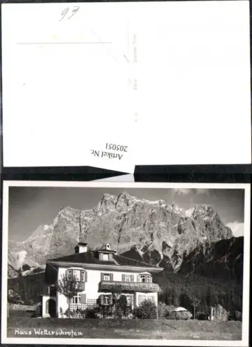 205051,Haus Wetterschrofen Hausansicht b. Ehrwald