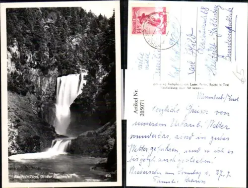 205071,Reutte Großer Stuibenfall Wasserfall