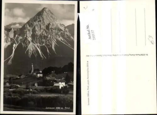 210137,Foto Ak Lermoos geg. Sonnenspitze