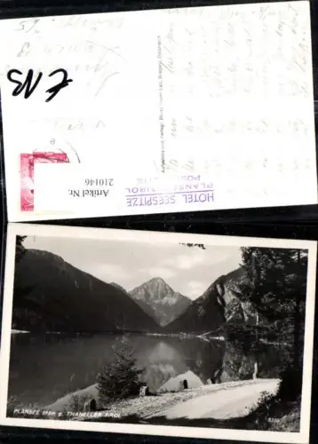 210146,Foto Ak Plansee m. Tanneller b. Heiterwang Breitenwang Ansicht m. Strasse pub Risch Lau 5315