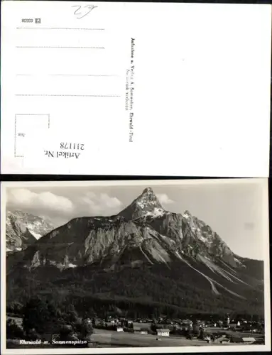 211178,Ehrwald Totale m. Sonnenspitze