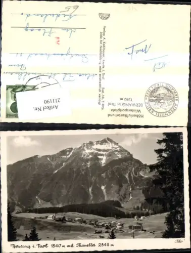 211190,Berwang i. Tirol Totale m. Thaneller