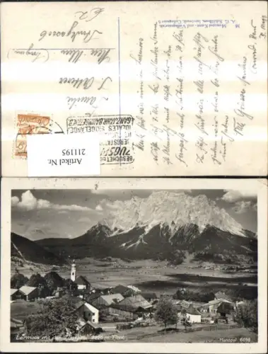 211195,Lermoos Totale m. d. Zugspitze