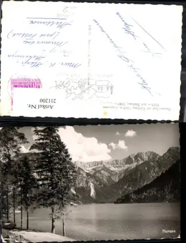 211200,Plansee See b. Reutte m. Kohlberg Zingerstein u. Blattberg Partie