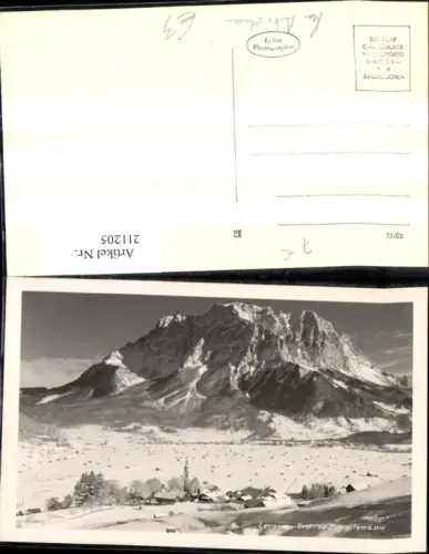 211205,Lermoos Totale m. Zugspitzmassiv Winterbild