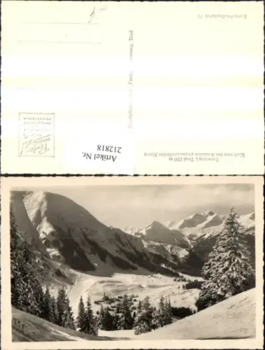 212818,Berwang i. Tirol Totale Blick v. d. Hochalm geg. Lechtaler Alpen Winterbild