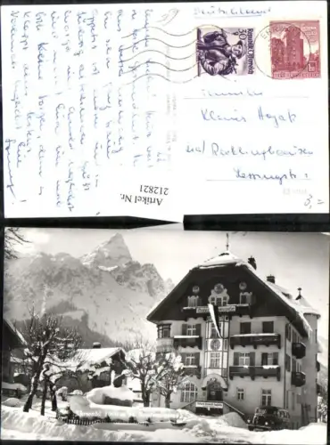 212821,Ehrwald Hotel Sonnenspitze m. Sonnenspitze Winterbild