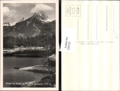230732,Urisee b. Reutte m. Gernspitze Partie