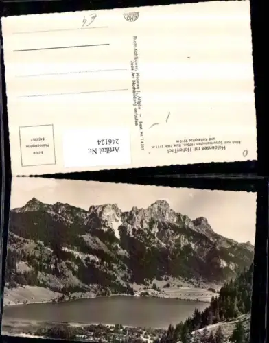 246124,Haldensee See m. Haller in Tirol Blick v. Schartschrofen Rote Flüh u. Köllespitze