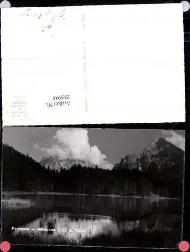 255949,Fernpass Mittersee See Bergkulisse b. Biberwier
