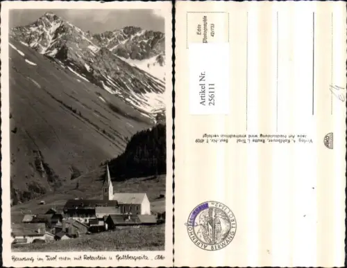 256111,Berwang in Tirol Teilanicht m. Roterstein u. Galtbergspitze Bergkulisse