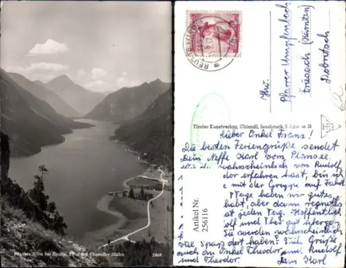 256116,Plansee See b. Reutte m. Thaneller