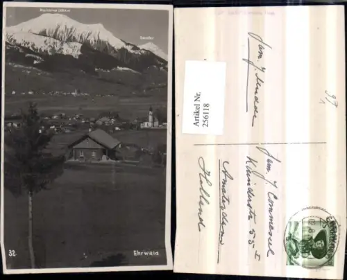 256118,Ehrwald Totale m. Bleispitze u. Daneller Thaneller Bergkulisse pub Josef Hosp 32