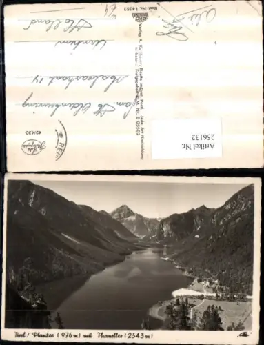 256132,Plansee See b. Reutte m. Thaneller Bergkulisse