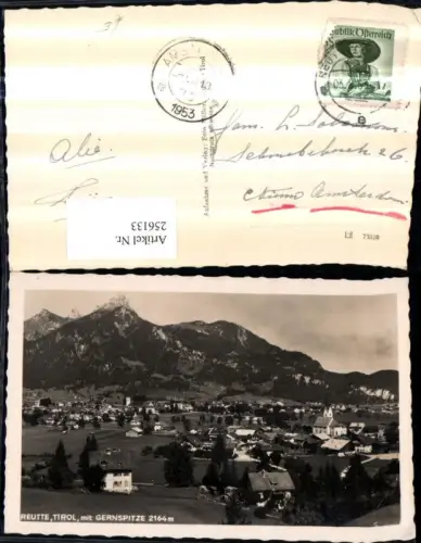 256133,Reutte in Tirol Totale m. Gernspitze Bergkulisse