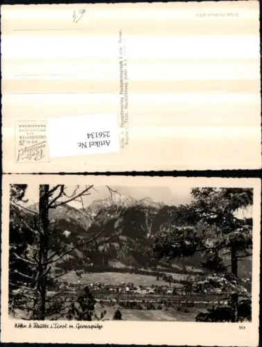 256134,Höfen b. Reutte Teilansicht m. Gernspitze Bergkulisse