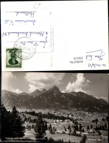 256135,Reutte Breitenwang in Tirol Totale m. Gernspitze Bergkulisse