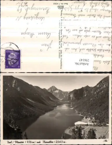 256147,Plansee See b. Reutte m. Thaneller Bergkulisse