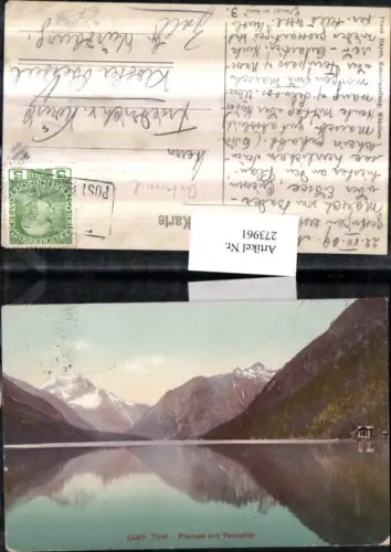 273961,Plansee See b. Reutte m. Thaneller Bergkulisse