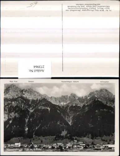 273964,Nesselwängle in Tirol Totale Bergkulisse