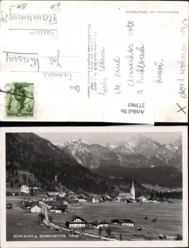 273965,Bichlbach Totale geg. Gehrenspitze Bergkulisse pub Risch-Lau 11047