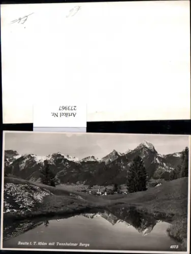 273967,Blick auf Reutte in Tirol Teilansicht m. Tannheimer Berge Bergkulisse