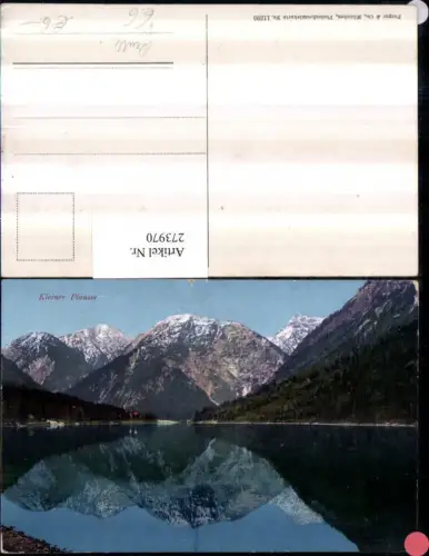 273970,Kleiner Plansee See b. Reutte Bergkulisse pub Purger e Co 11395