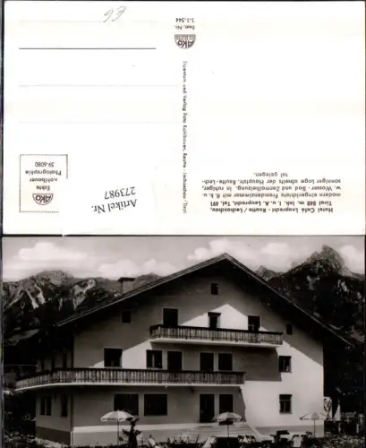 273987,Lechaschau in Tirol Hotel Cafe Leuprecht Bergkulisse