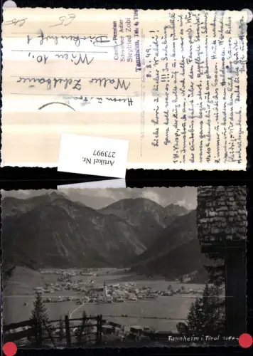 273997,Tannheim in Tirol Totale Bergkulisse