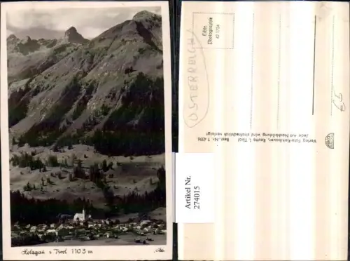 274015,Holzgau in Tirol Totale Bergkulisse
