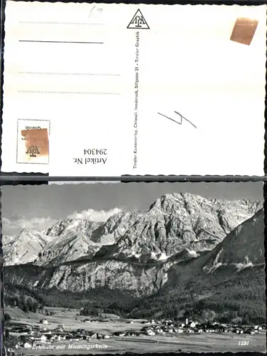 294304,Ehrwald Totale m. Miemingerkette Bergkulisse