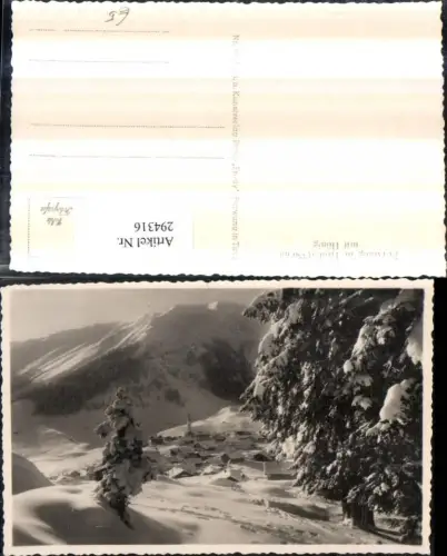 294316,Berwang in Tirol Totale m. Hönig Bergkulisse Winterbild