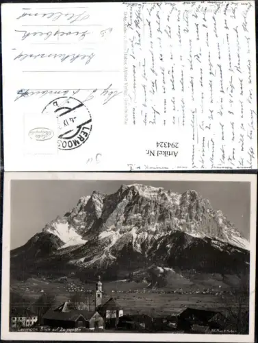 294324,Lermoos Totale m. Zugspitze Bergkulisse