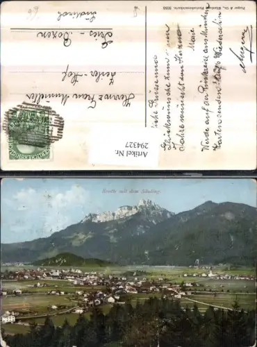 294327,Reutte Totale m. d. Säuling Bergkulisse pub Purger e Co 8055