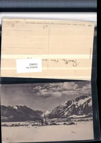 330462,Reutte Totale Bergkulisse Winterbild