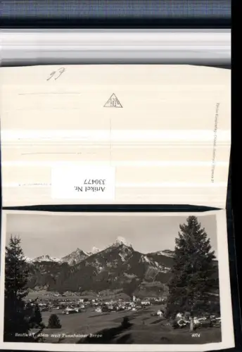 330477,Reutte Totale m. Tannheimer Bergkulisse