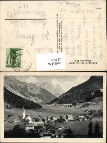 335655,Bichelbach Bichlbach Totale m. Zugspitze Bergkulisse